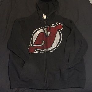 New Jersey Devils Zip Up Hoodie